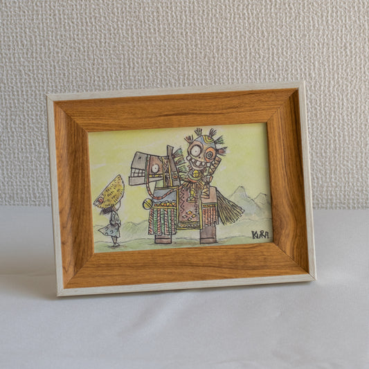 倉島一幸 オリジナルアート『ちゃぐちゃぐマッコ』