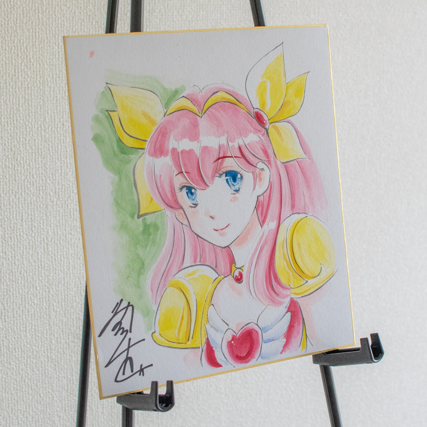 谷沢直 手描き色紙#02