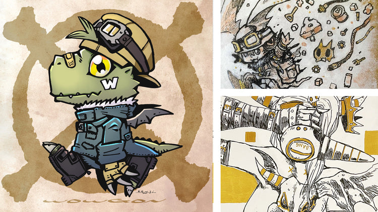kenji watanabe digimon cards I love connecting artworks in trading and these two cards are even more special! Impmon & Guilmon signed by will absolutely be some of the biggest standouts collecting wise My first Kenji Watanabe signed